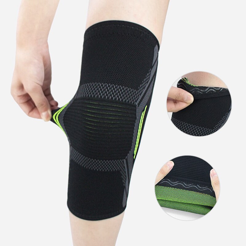Running Gear In The Cold - Single Knitted Nylon Sports Knee Pad