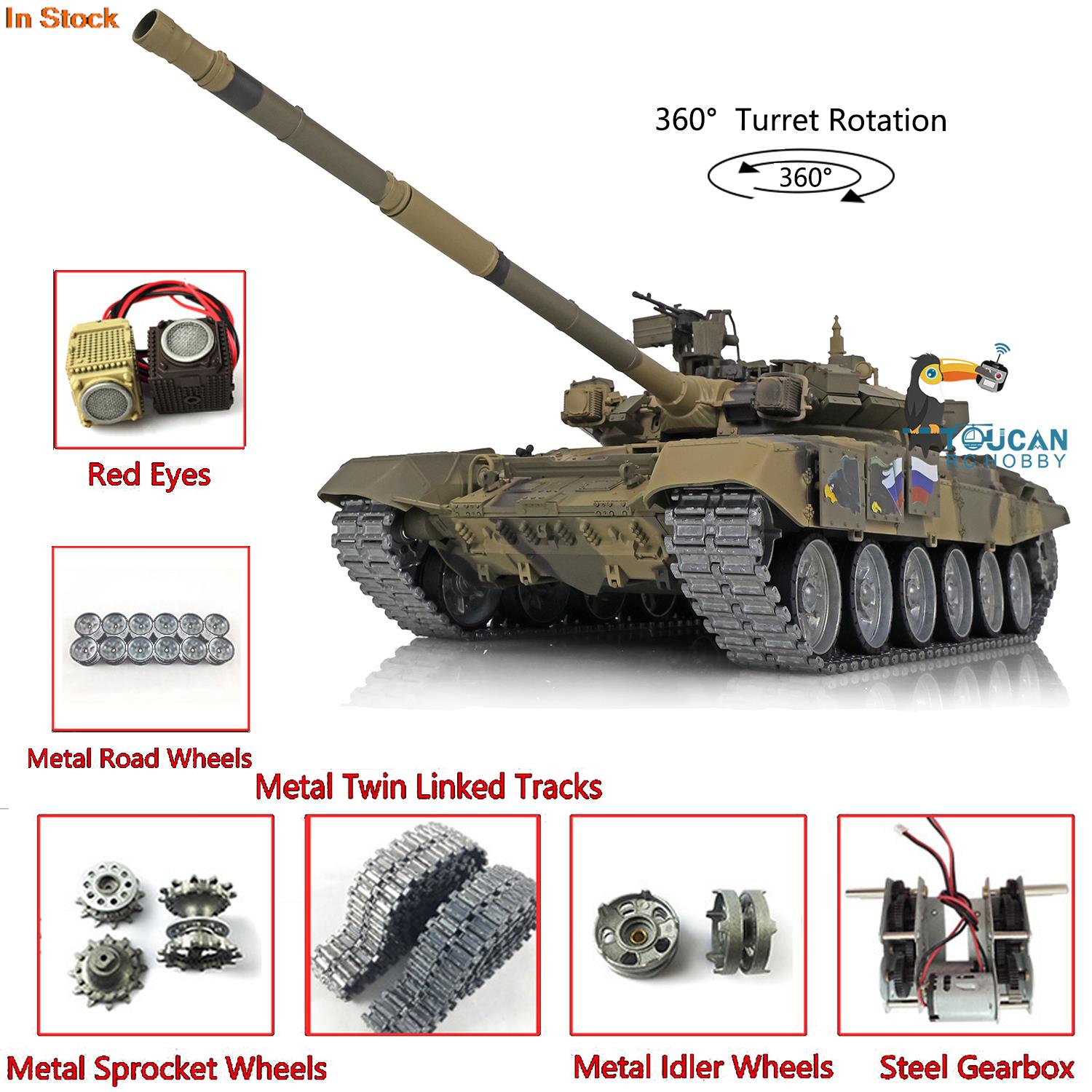 Running Gear Box - HENG LONG 1/16 7.0 T90 Remote