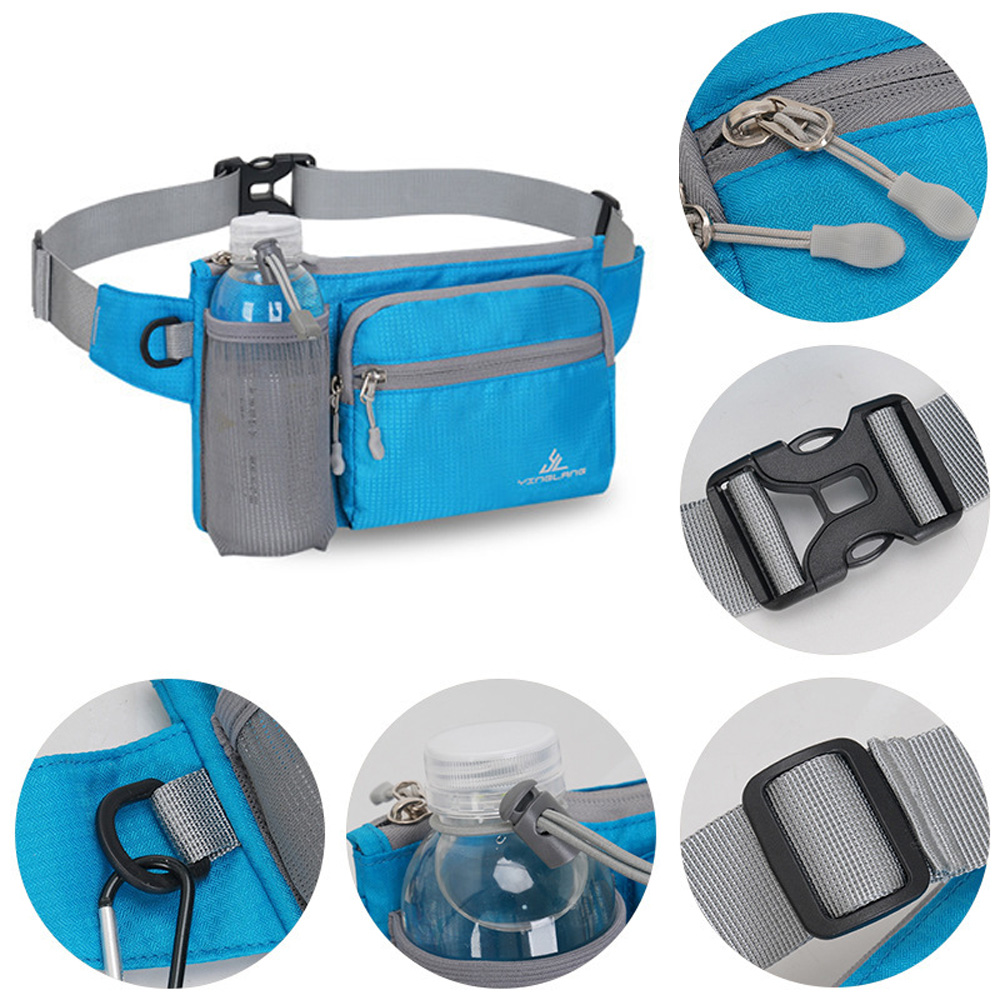 Running Gear Gym - Lightweight Water Bottle Running Belt for