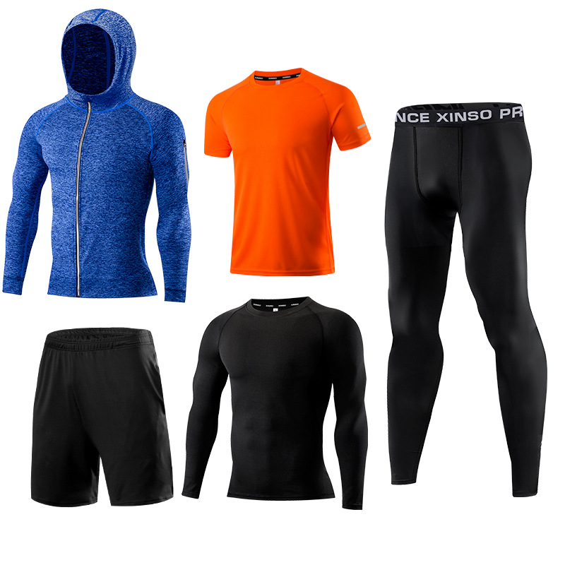 5-Piece Men's Fitness Clothes - Running Gear Gym recension och pris