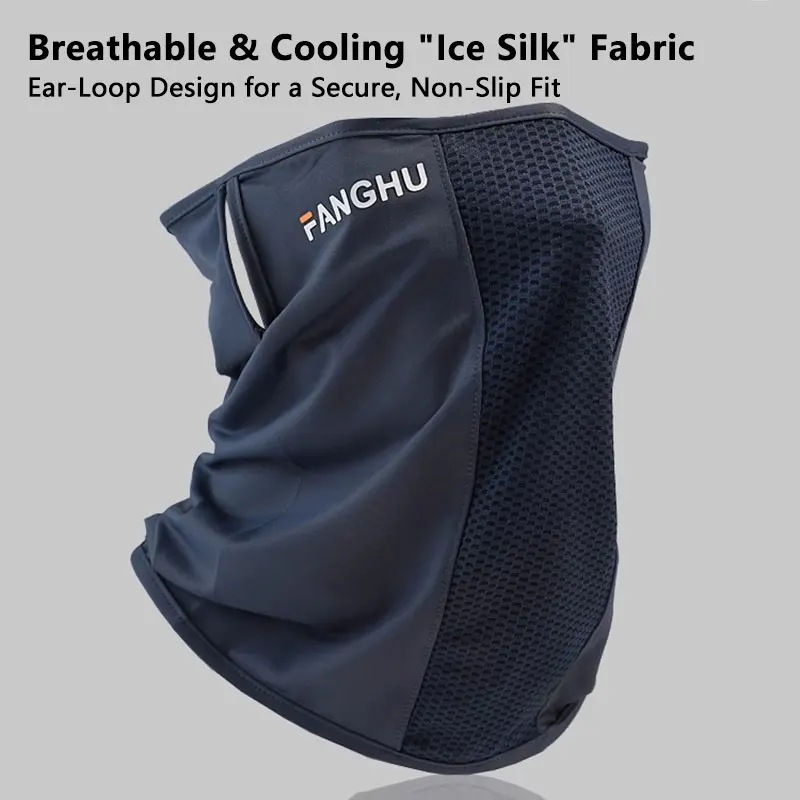 Running Cap Mesh - Mesh Breathable Ear Loop Face Cover