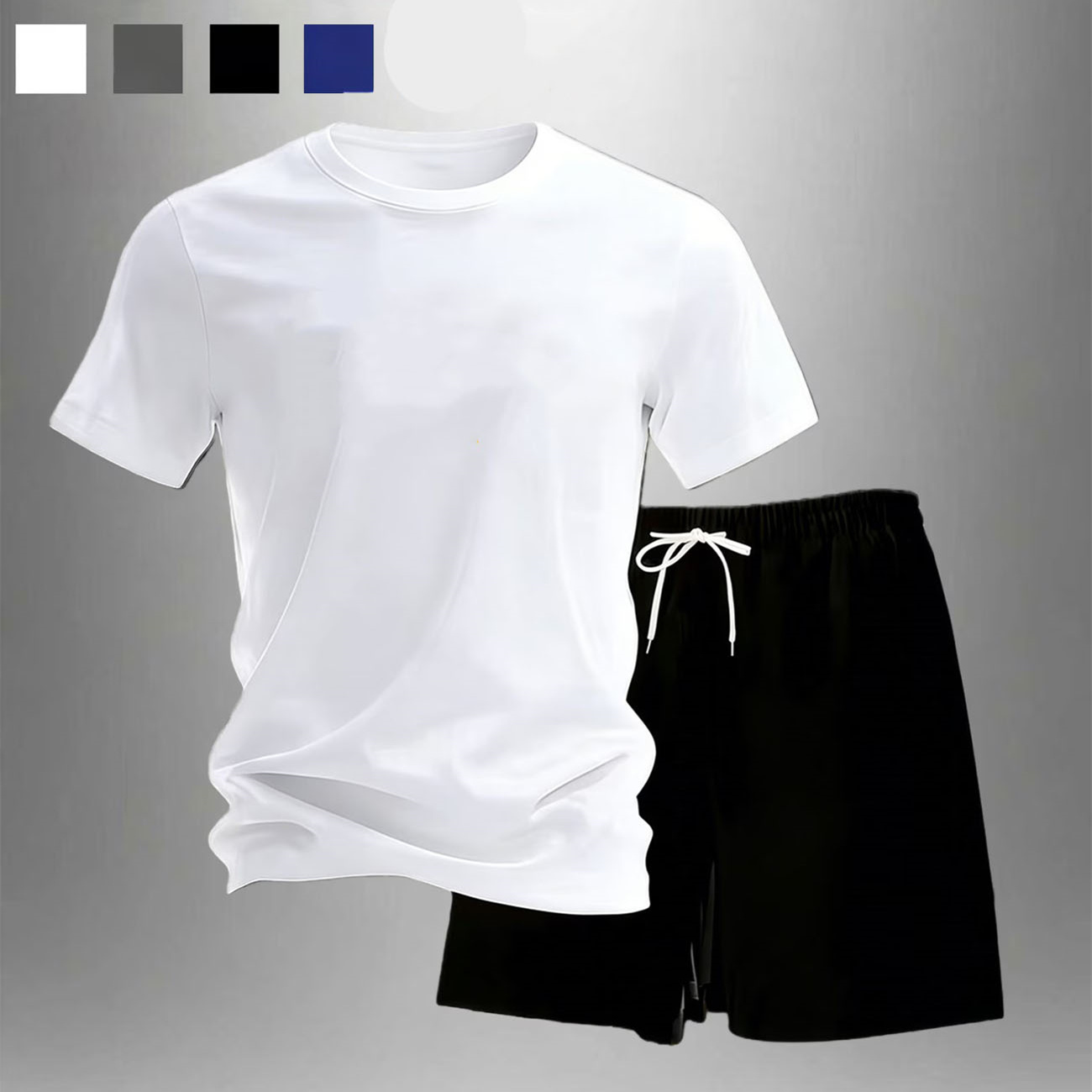 Running Jogging Gear - 2026 Casual Sports 2-Piece Sets Solid