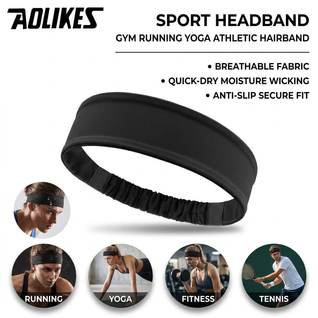 Polyester Sweatband for Gym Fi - Running Gear Gym recension och pris