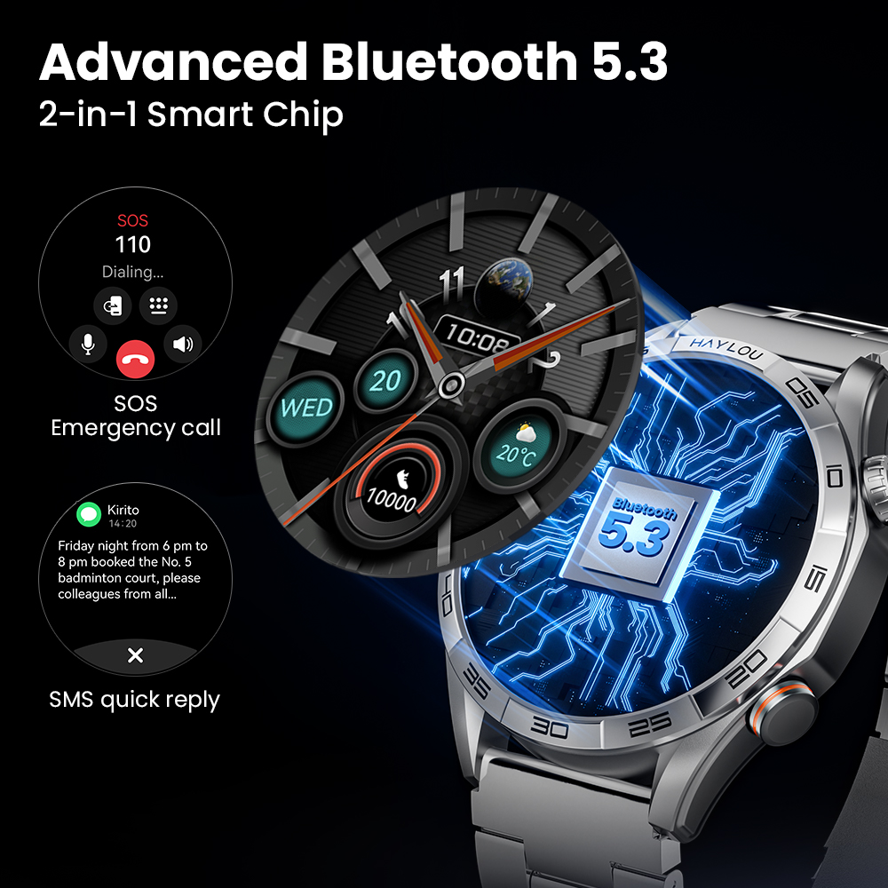 HAYLOU Solar 5 Voice Calling S - Gps Running Watch recension och pris