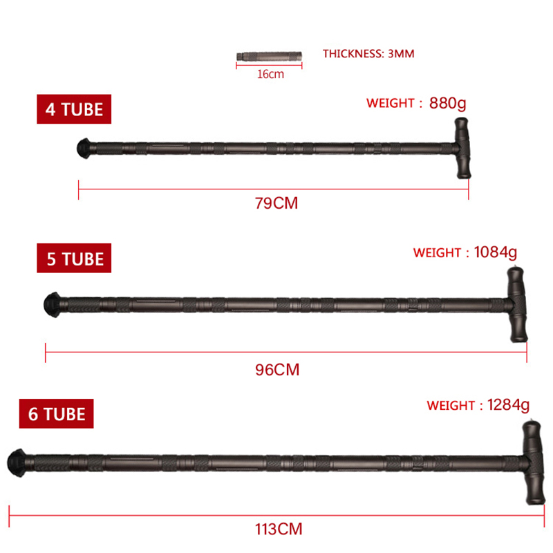 Portable Outdoor Fold Trekking - Trekking Pole Carbon recension och pris