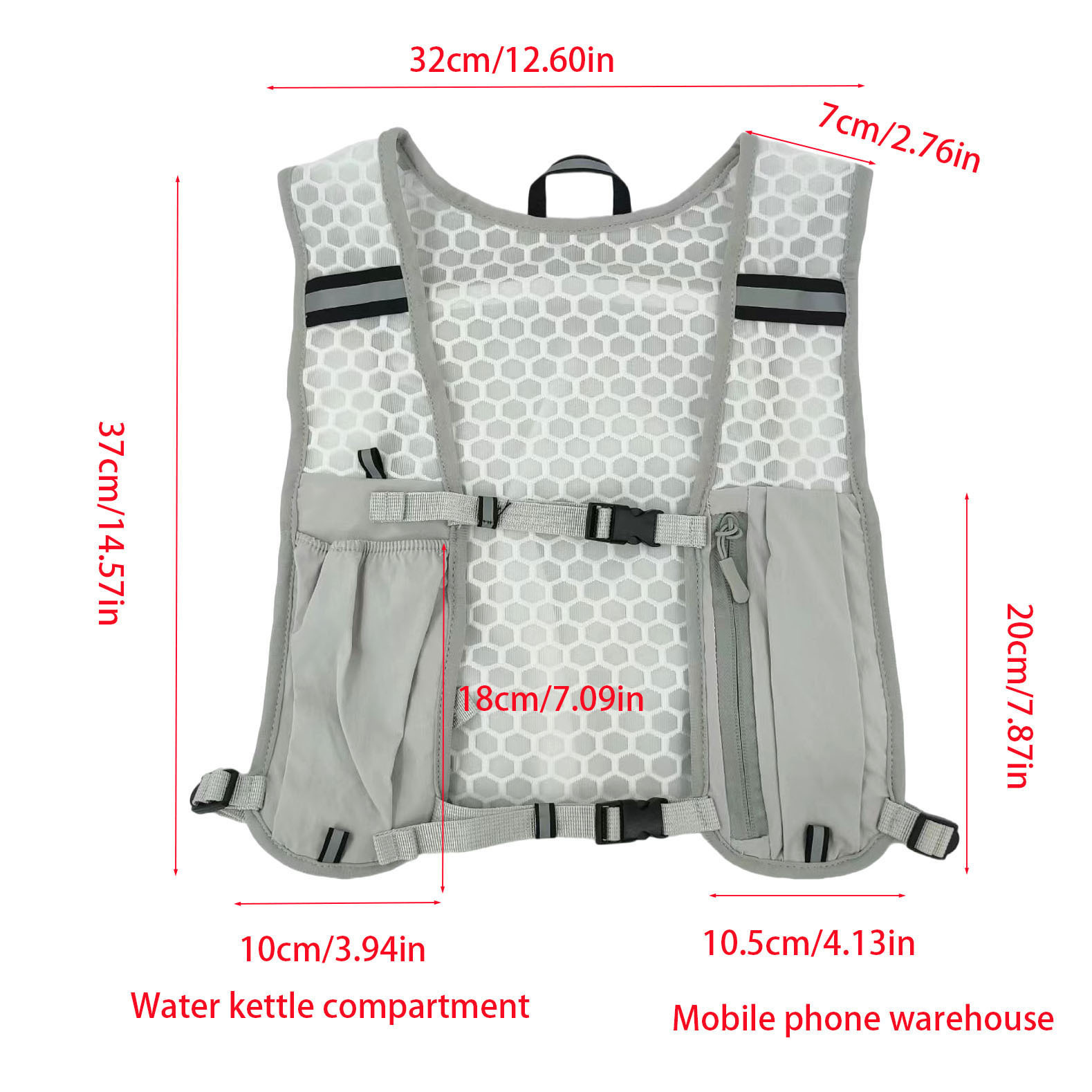 Lightweight Running Vest for B - Running Gear Storage recension och pris