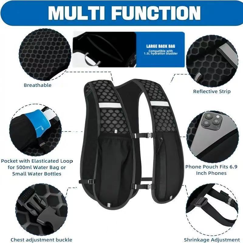 Lightweight Running Vest for B - Running Gear Storage recension och pris