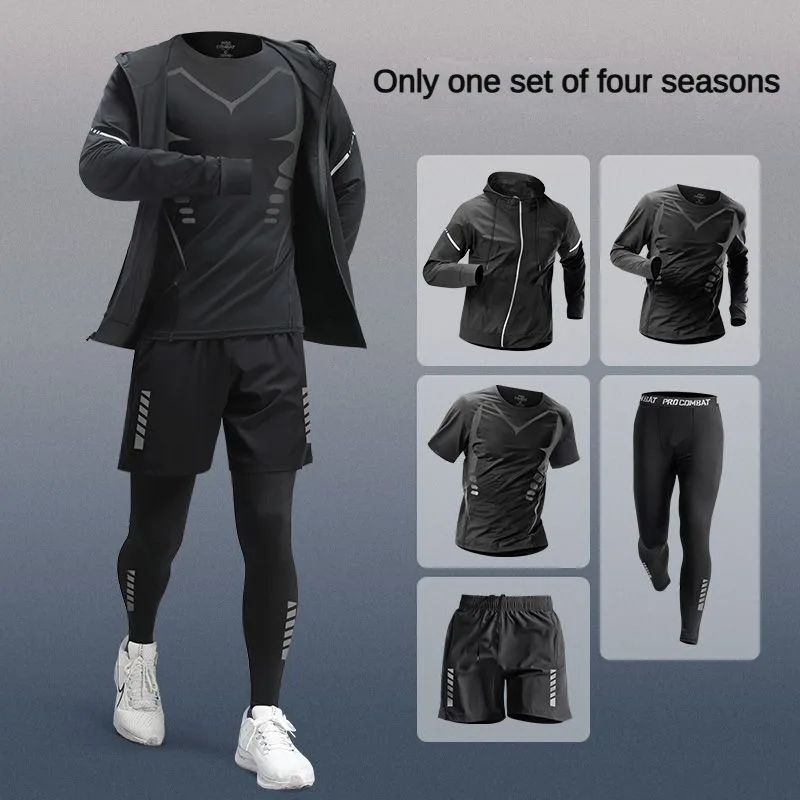 3-7Pcs Men's Ice Fiber Quick-D - Running Jogging Gear recension och pris