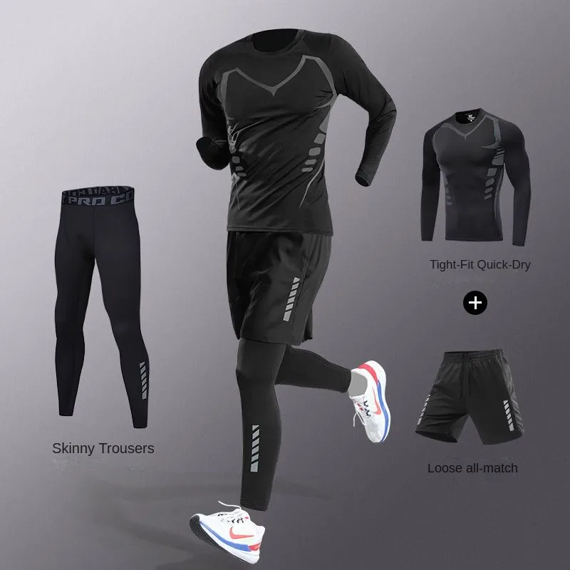 3-7Pcs Men's Ice Fiber Quick-D - Running Jogging Gear recension och pris