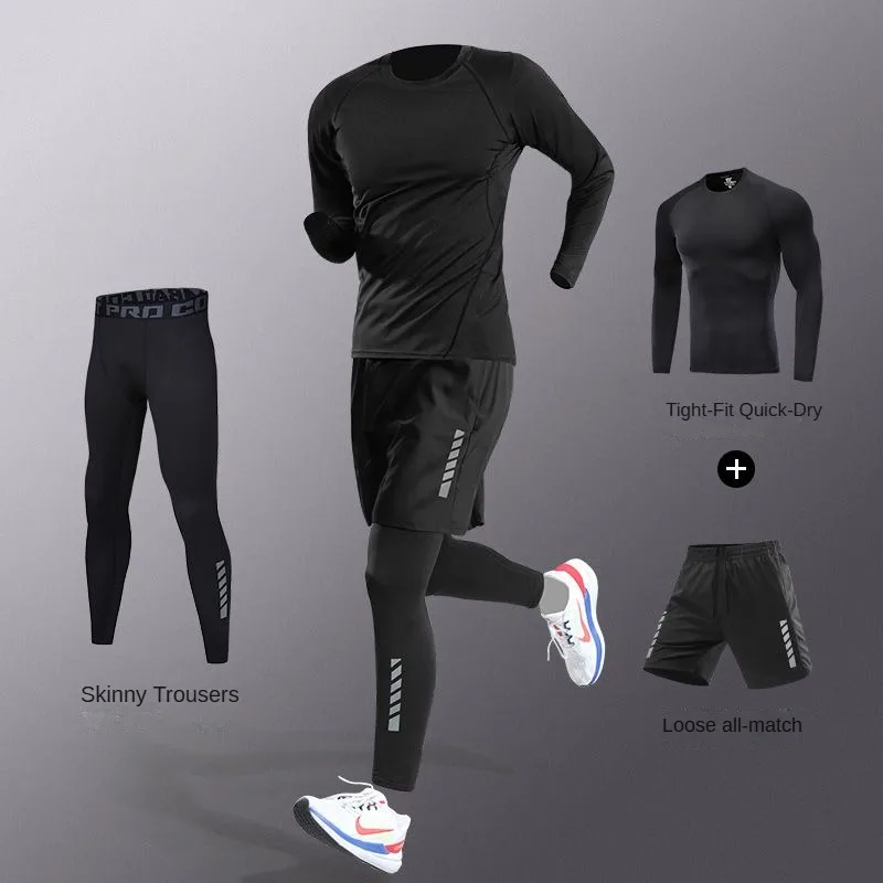 3-7Pcs Men's Ice Fiber Quick-D - Running Jogging Gear recension och pris