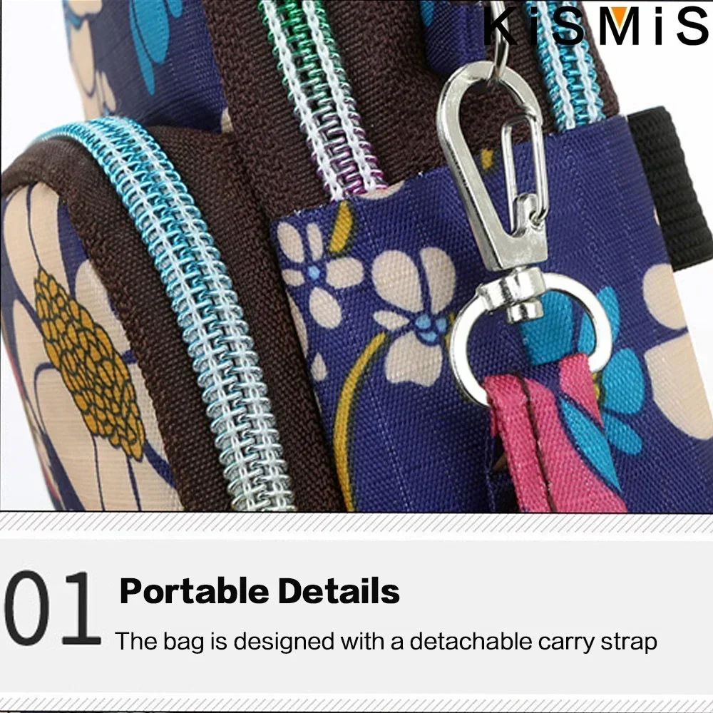 Flower Cloth Arm Bag for Large - Running Gear Storage recension och pris