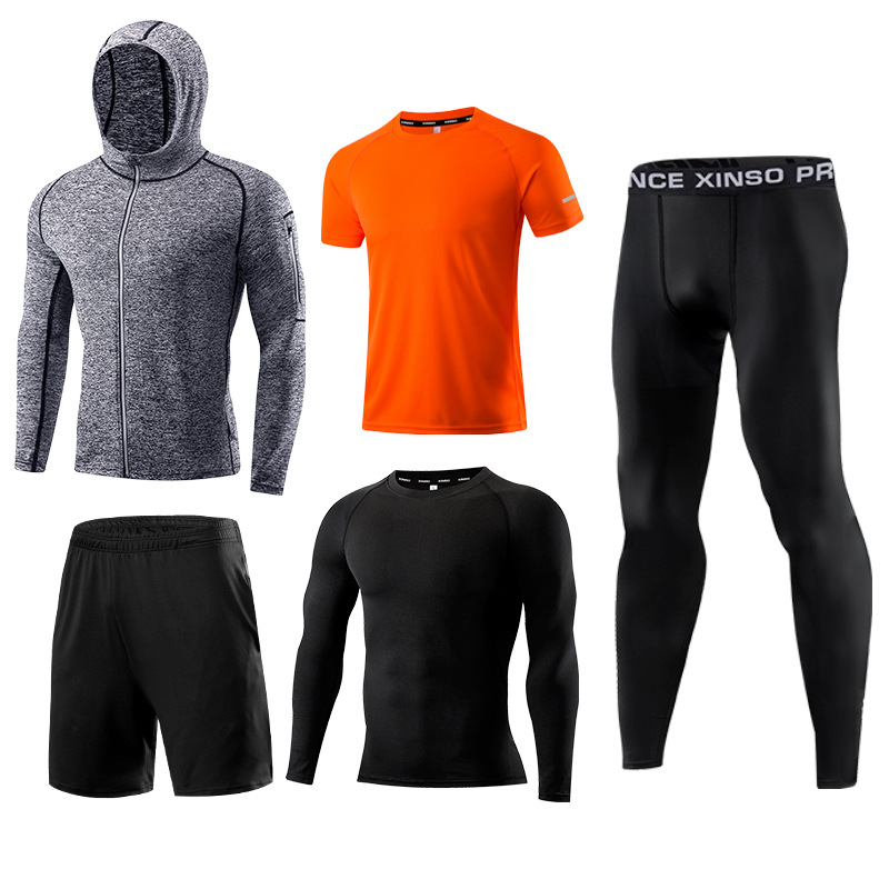5-Piece Men's Fitness Clothes  - Running Gear Gym recension och pris