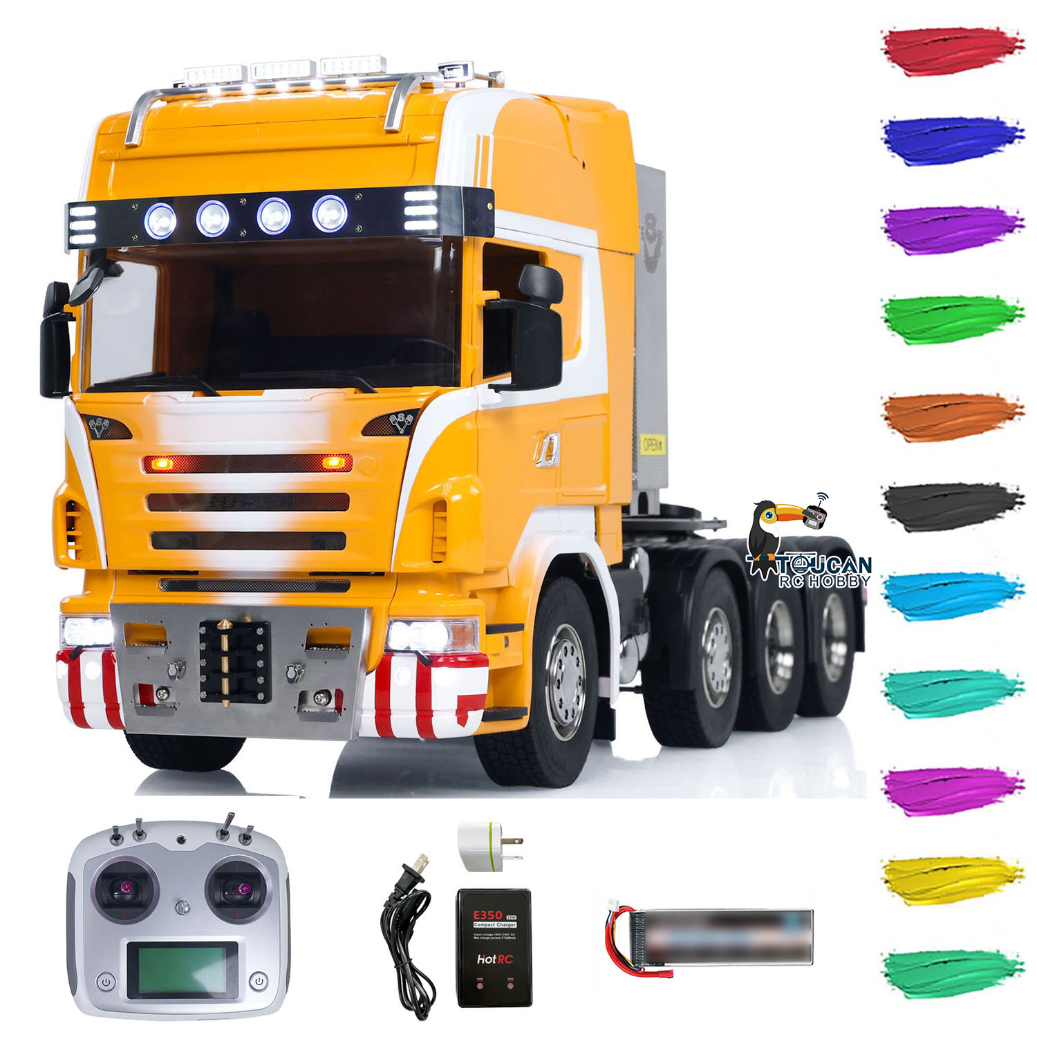 Toy 1/14 8x8 R620 RC Tractor T - Running Gear Box recension och pris
