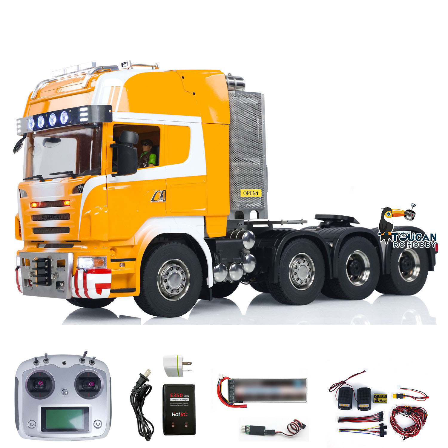 Toy 1/14 8x8 R620 RC Tractor T - Running Gear Box recension och pris