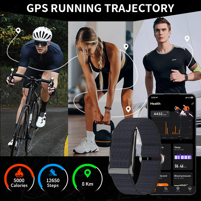 LIGE Smart Watch Heart Rate Bl - Gps Running Watch recension och pris