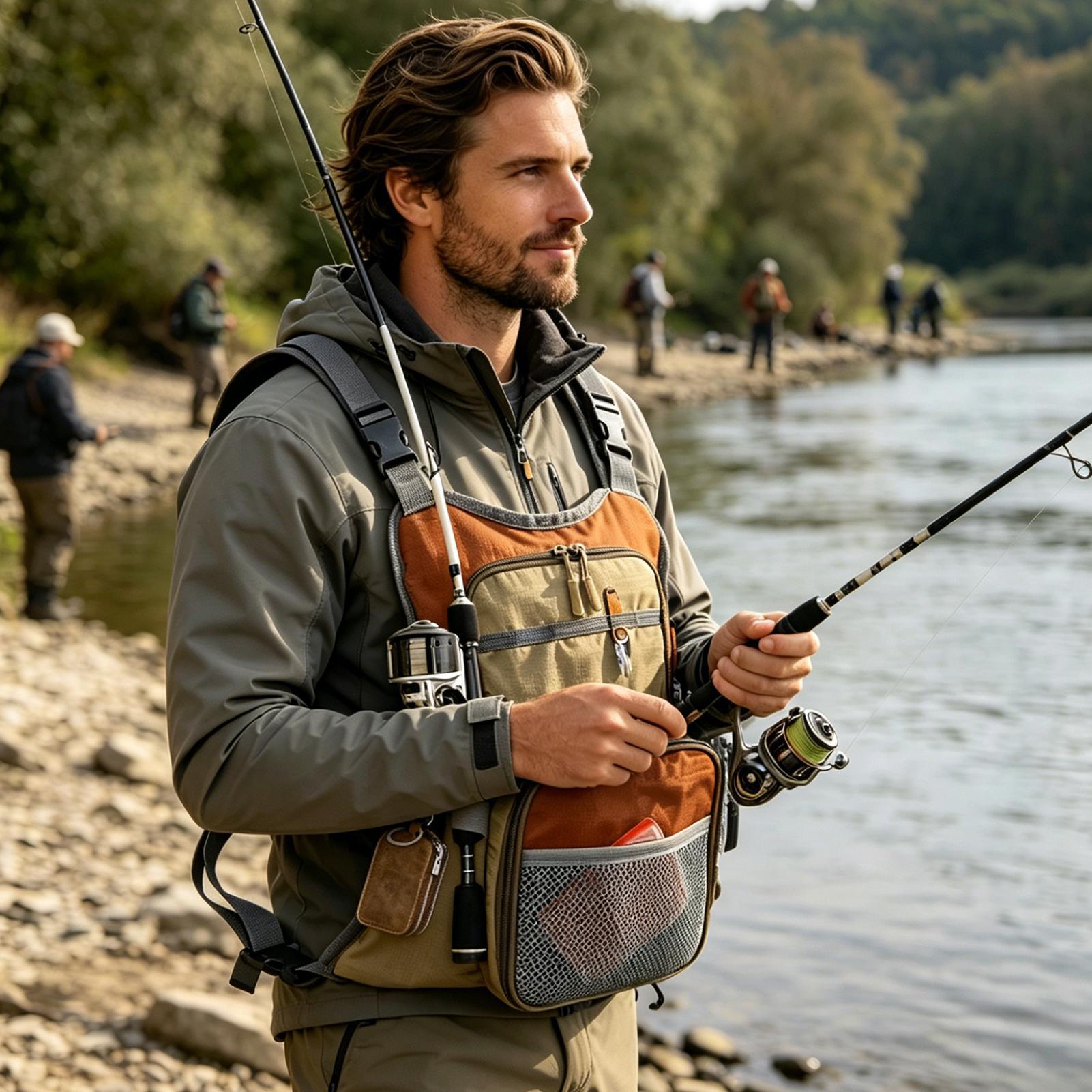 Waterproof Durable Fishing Che - Running Gear Storage recension och pris