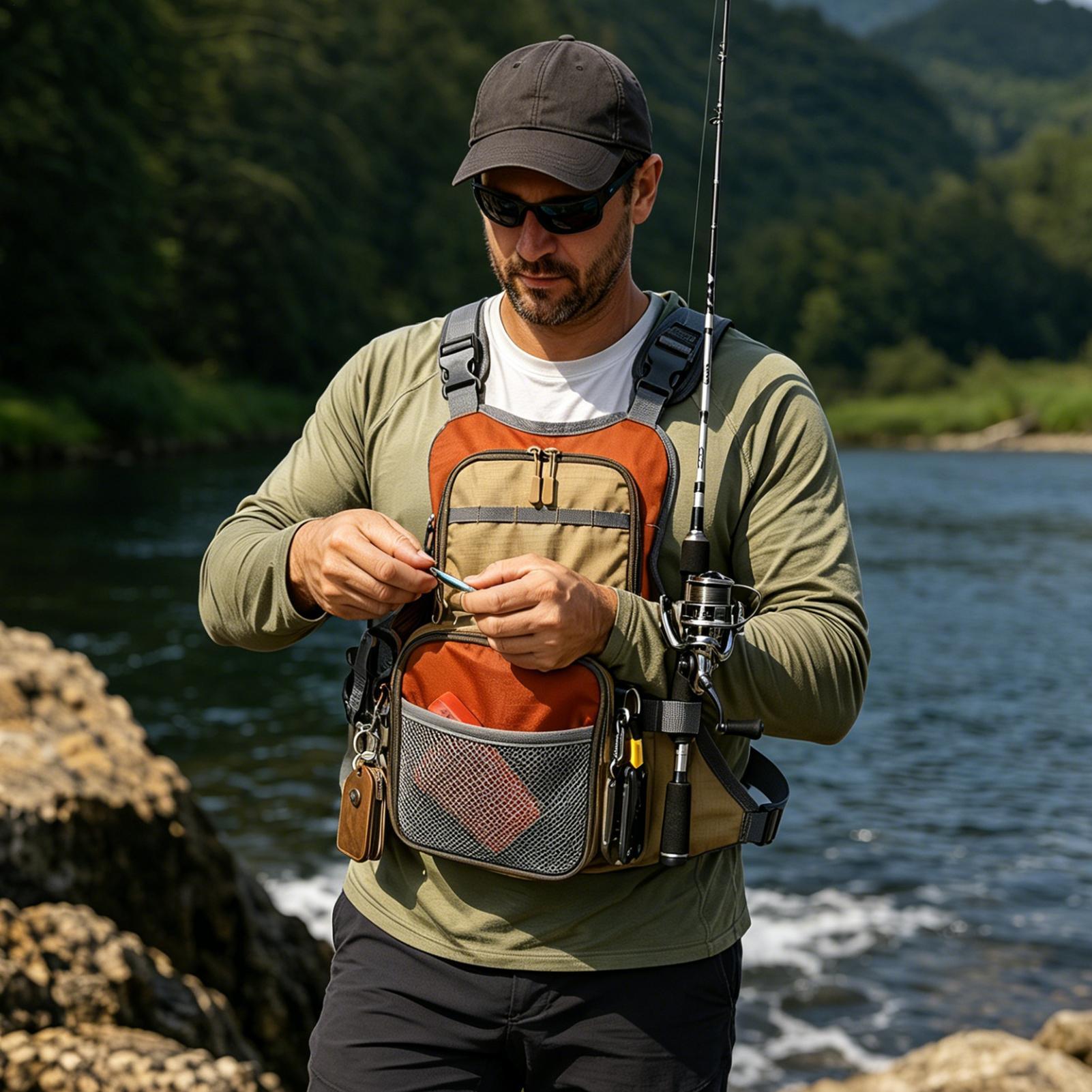 Waterproof Durable Fishing Che - Running Gear Storage recension och pris