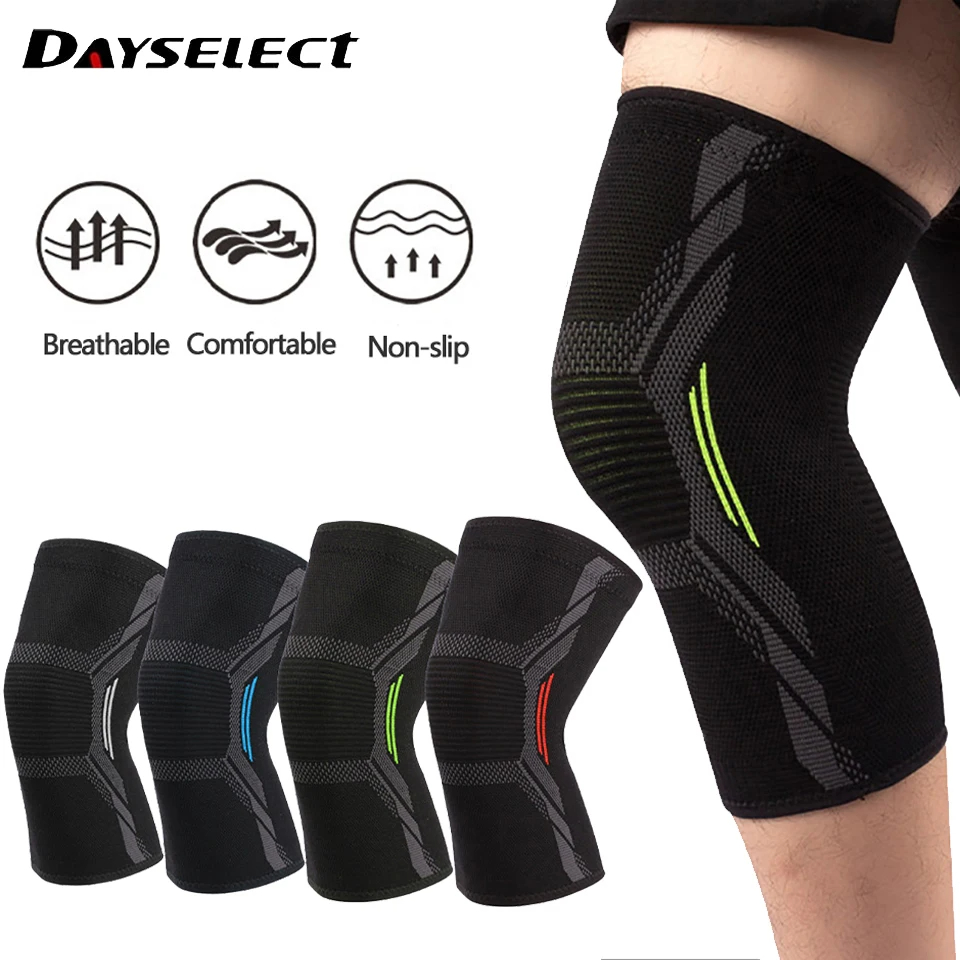 1Pcs Knitted Nylon Sports Knee - Running Gear In The Cold recension och pris