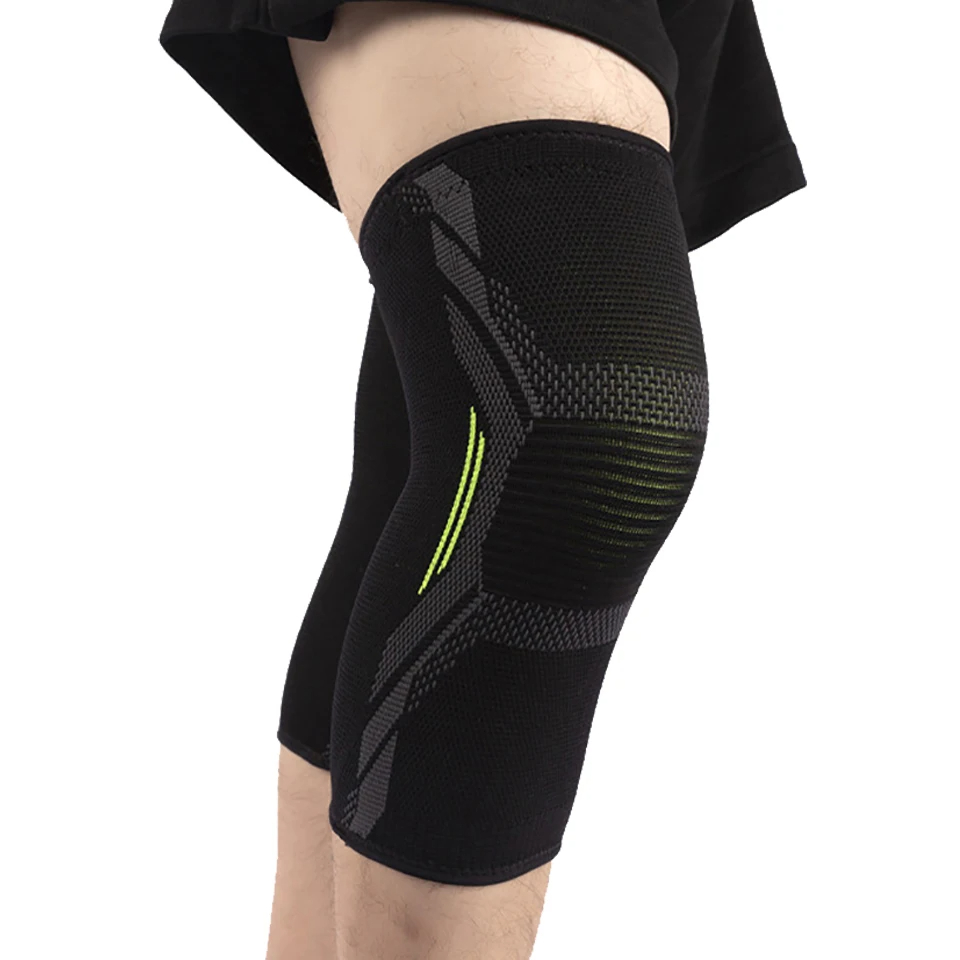 1Pcs Knitted Nylon Sports Knee - Running Gear In The Cold recension och pris