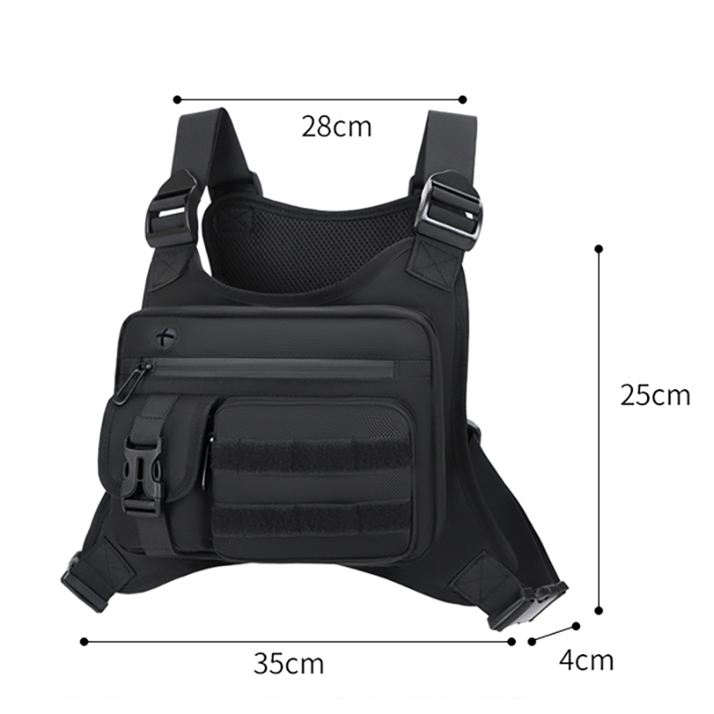 Tactical Chest Rig Bag Men Wat - Running Gear Storage recension och pris