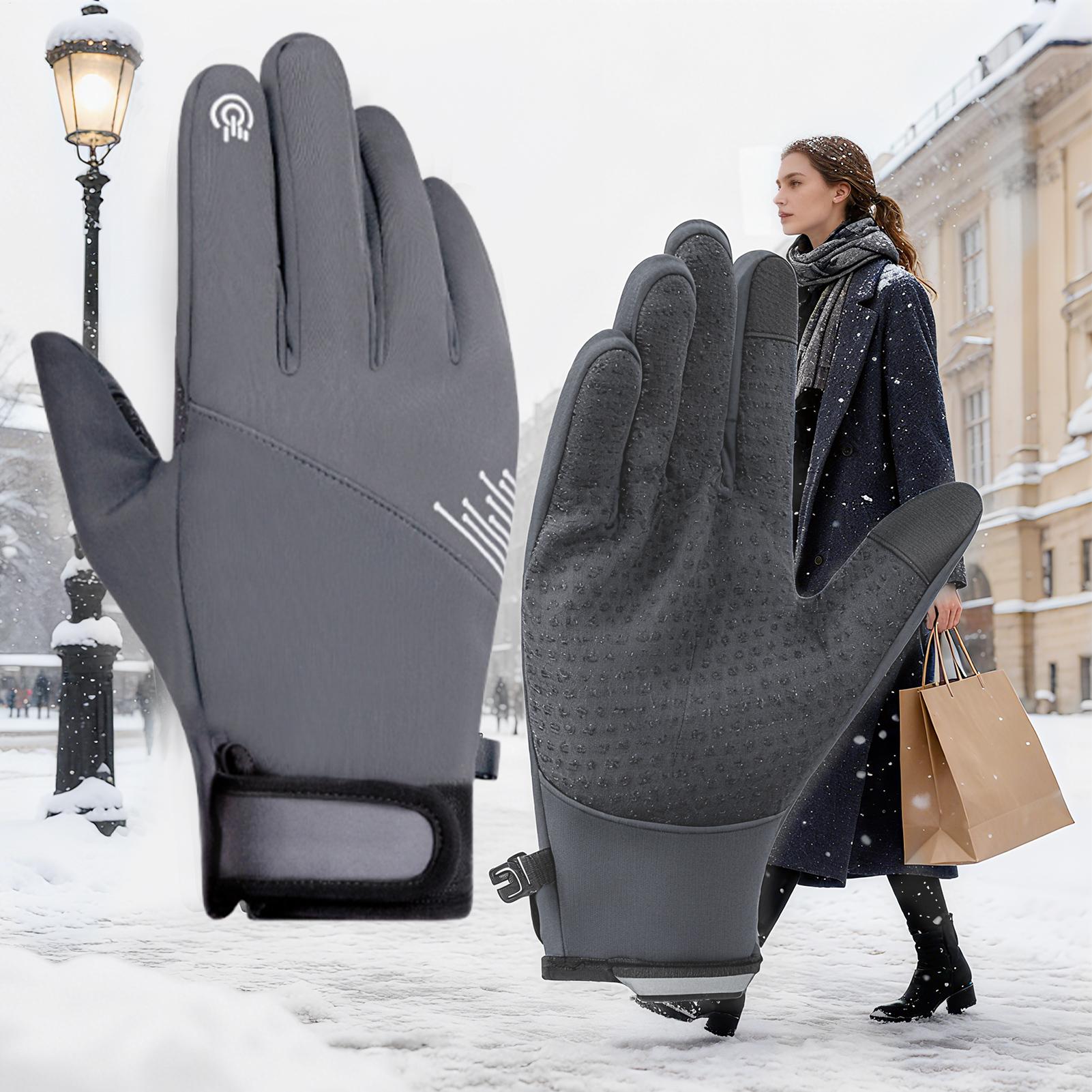 Winter warm Gloves Windproof T - Running Gear In The Cold recension och pris