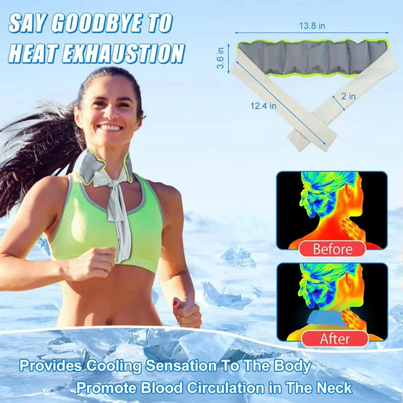Cooling Ice Scarf for Neck Col - Running Gear In The Cold recension och pris