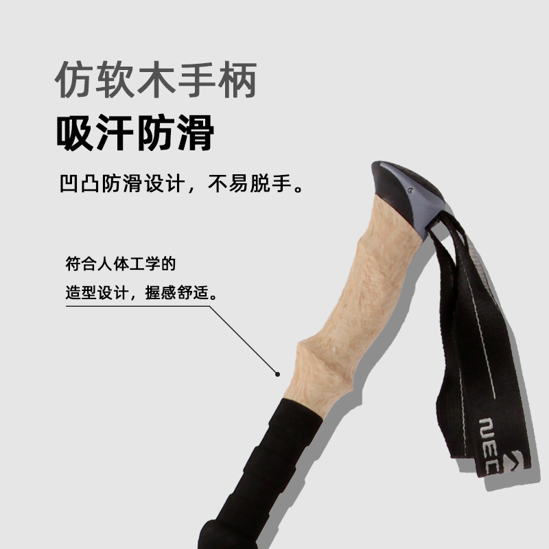 Carbon Fiber 5 Section Ultrali - Trekking Pole Carbon recension och pris