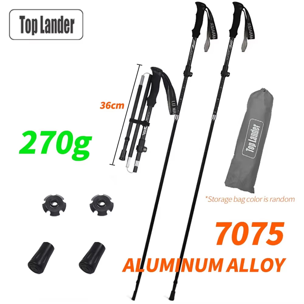 Foldable Trekking Pole 7075 Al - Trekking Pole Carbon recension och pris