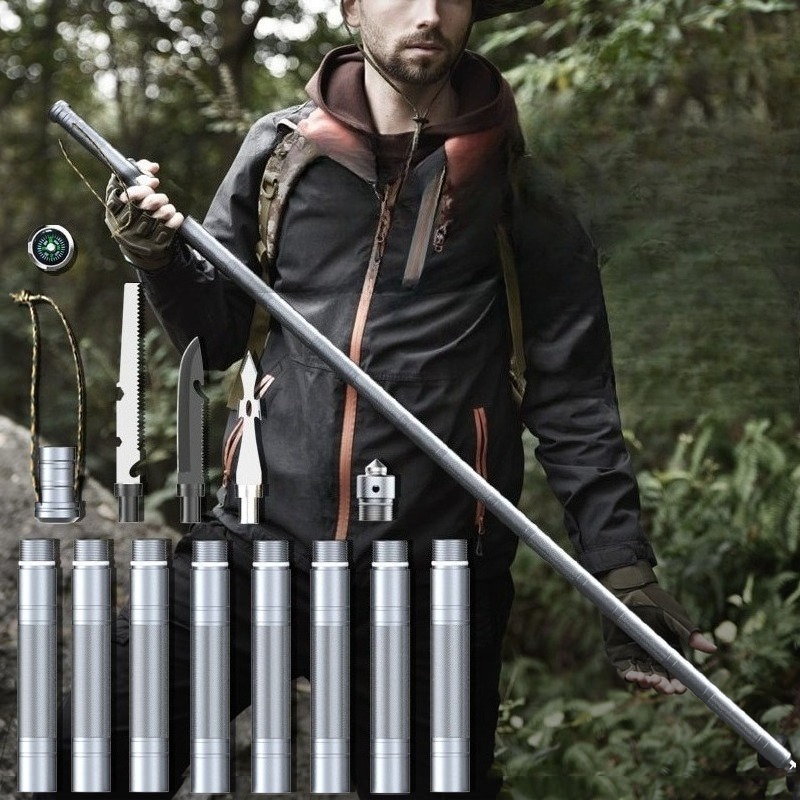 Outdoor Anti Slip Walking Stic - Trekking Pole Carbon recension och pris