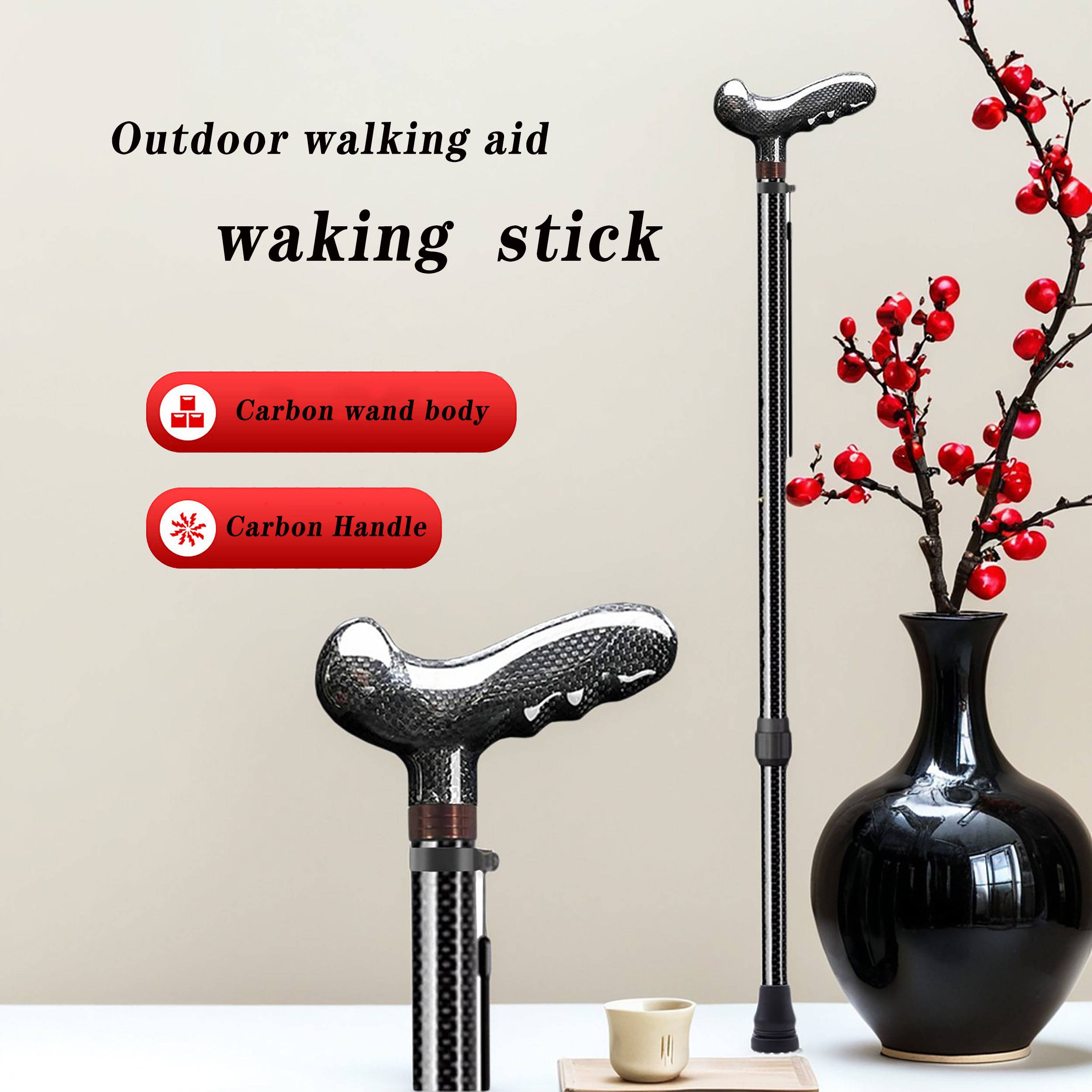 Ultra-light Carbon Fiber Teles - Trekking Pole Carbon recension och pris