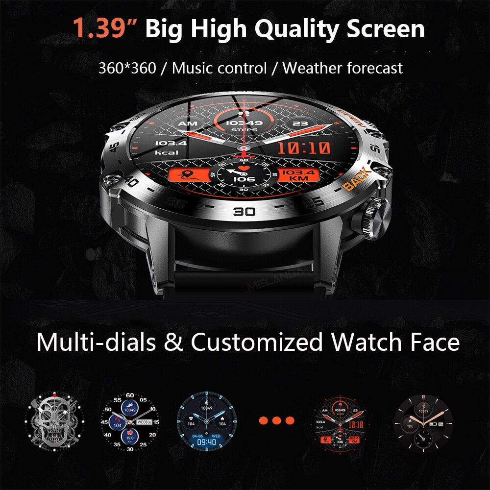 MEVADEN Steel 1.39 inch Men Lu - Gps Running Watch recension och pris