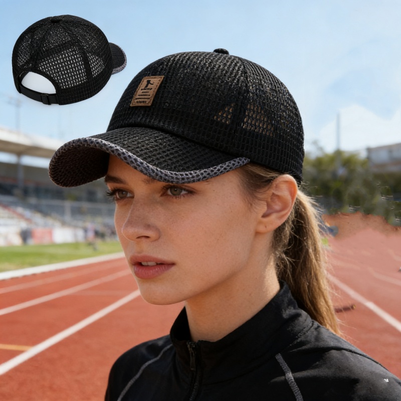 Letter Printed Breathable Mesh - Running Cap Mesh recension och pris