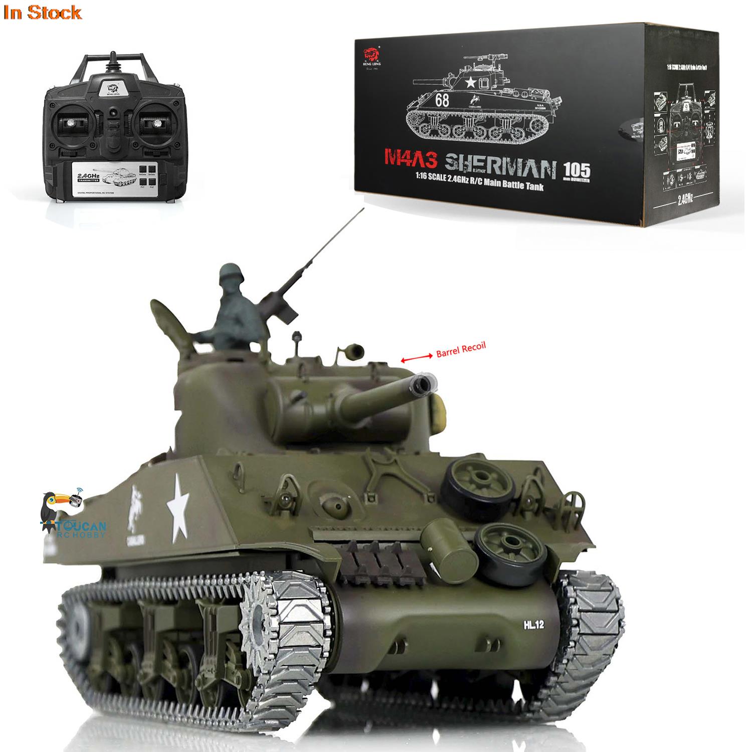 1/16 HENG LONG RC Tank 7.0 Upg - Running Gear Box recension och pris