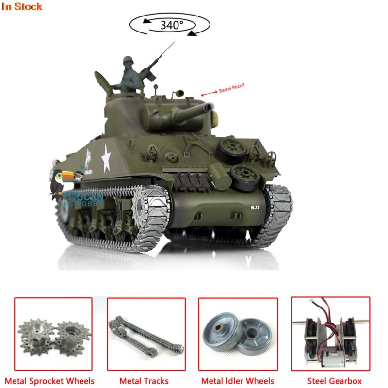 1/16 HENG LONG 7.0 Upgraded M4 - Running Gear Box recension och pris
