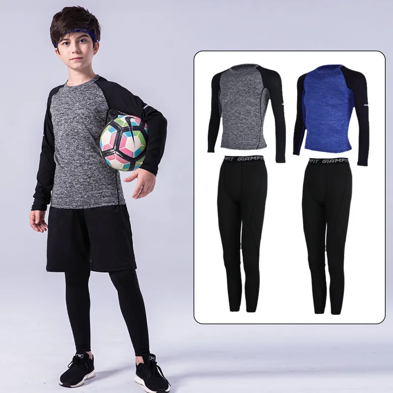 Kids Sports Clothes Compressio - Running Jogging Gear recension och pris