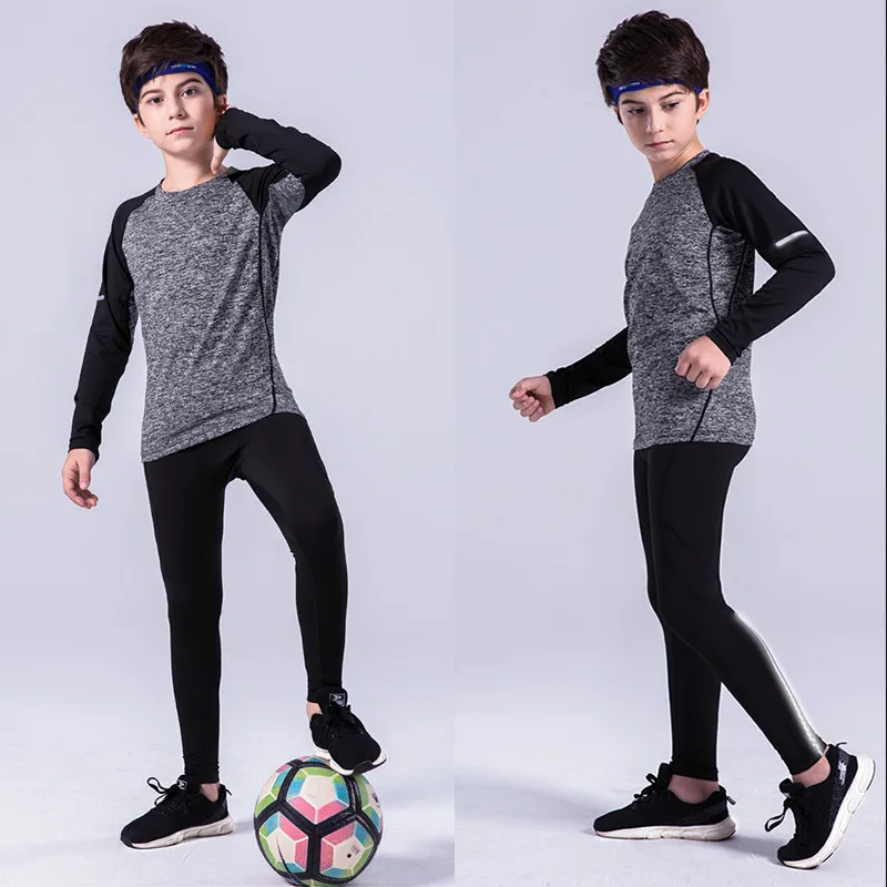 Kids Sports Clothes Compressio - Running Jogging Gear recension och pris