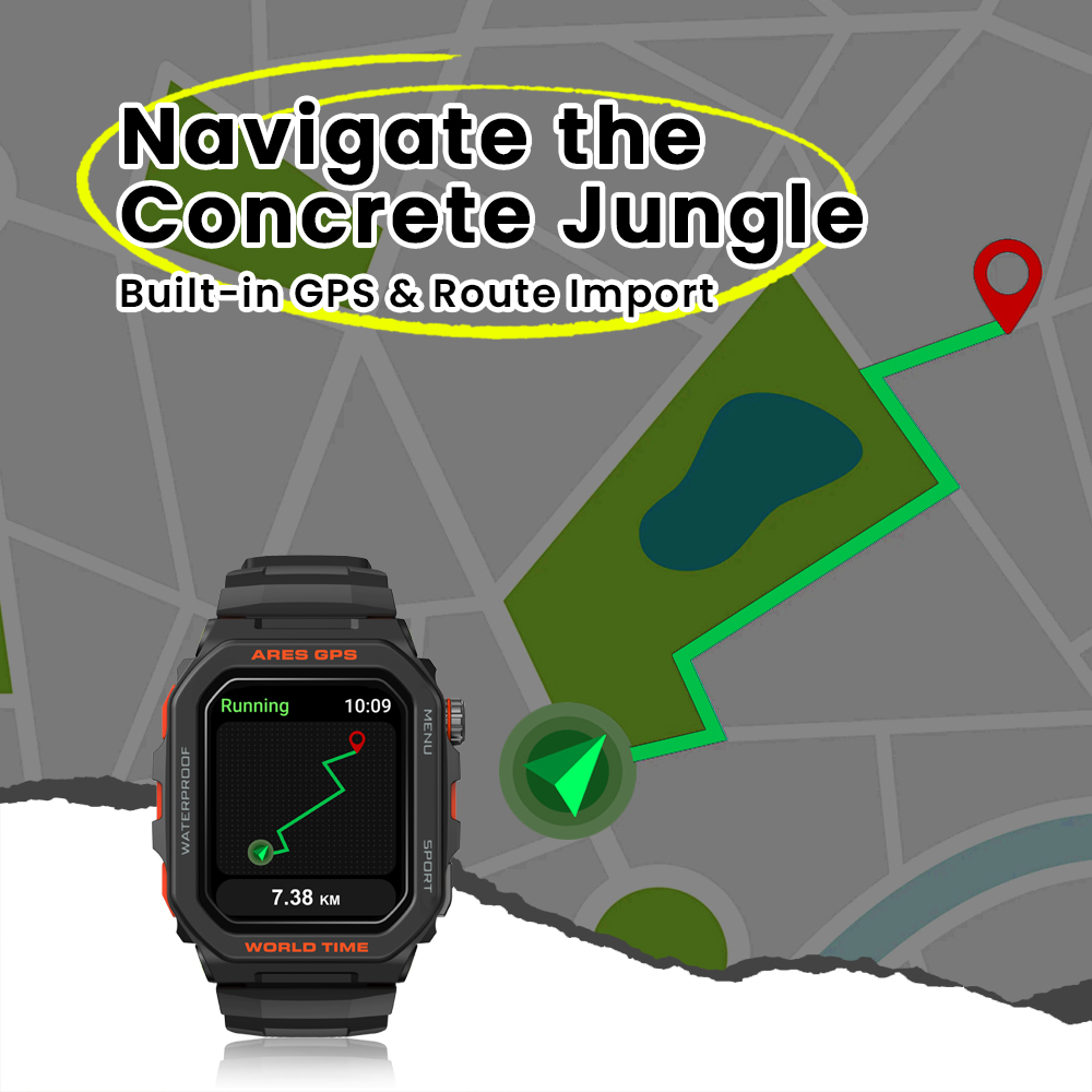 New Zeblaze Ares GPS Smart Wat - Gps Running Watch recension och pris