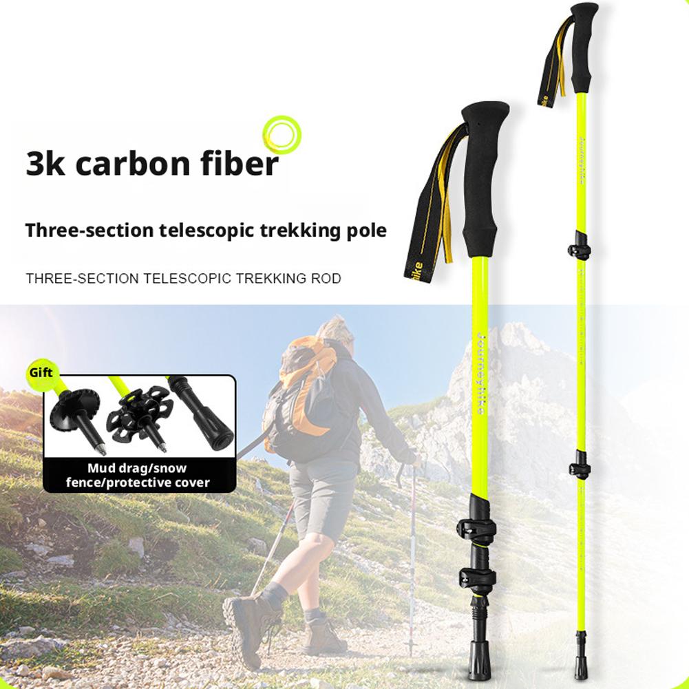 Ultralight Foldable 3-sections - Trekking Pole Carbon recension och pris