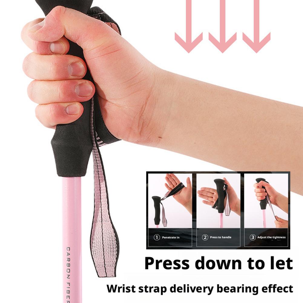 Ultralight Foldable 3-sections - Trekking Pole Carbon recension och pris