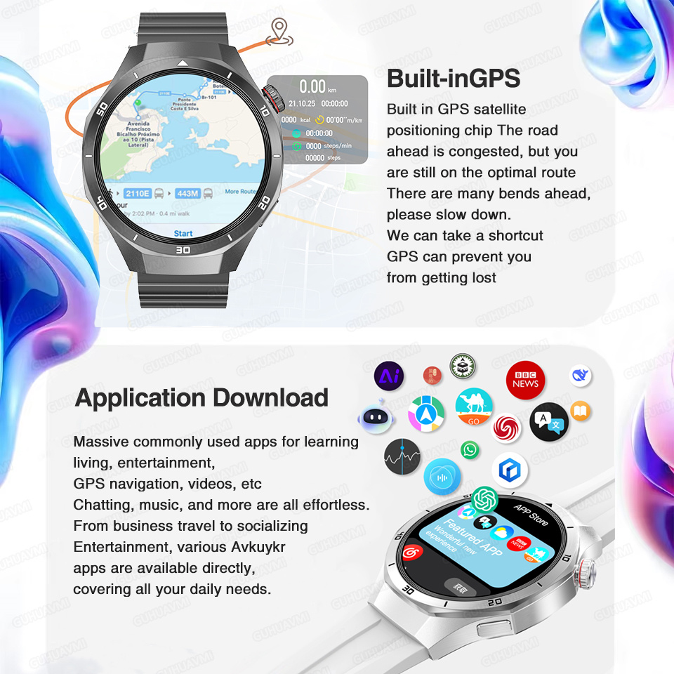 2026 New Watch 5 Pro GPS Map N - Gps Running Watch recension och pris