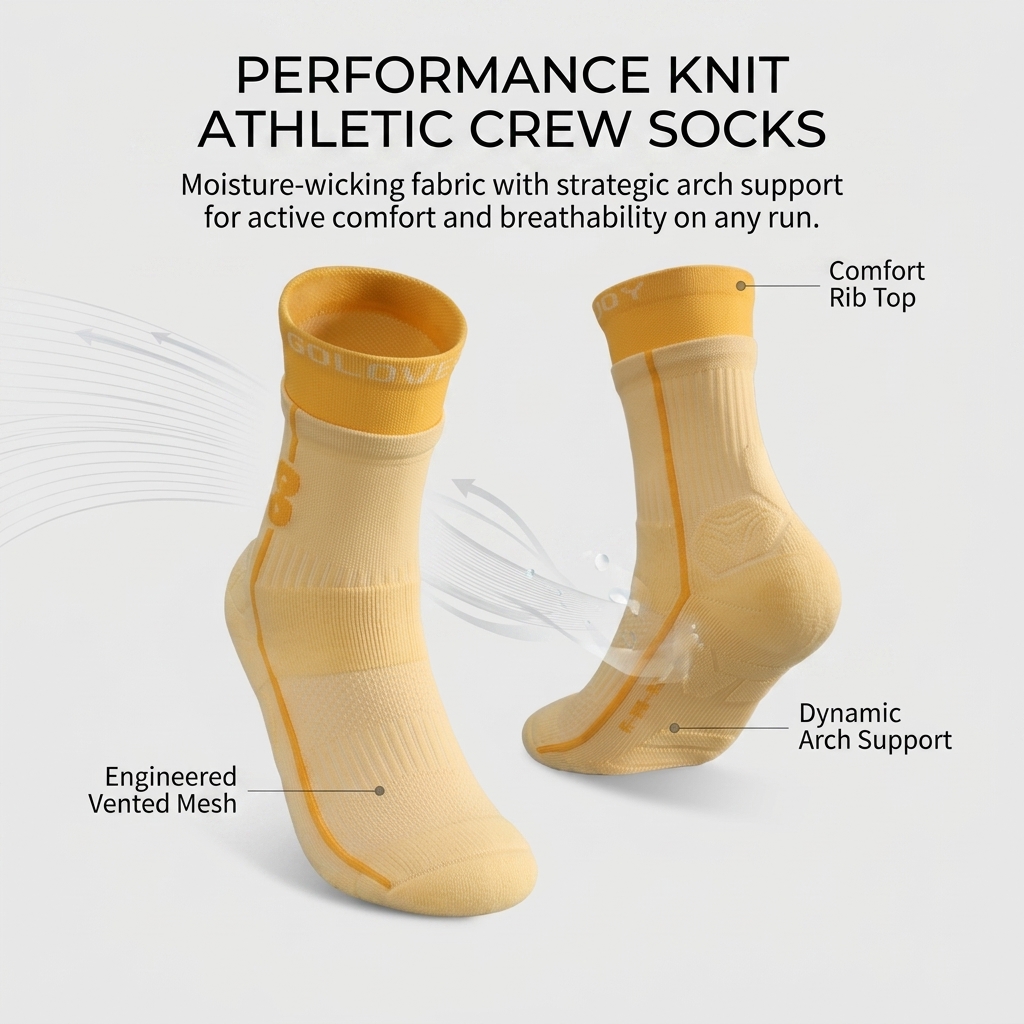 Sports Socks Breathable Athlet - Running Gear Gym recension och pris
