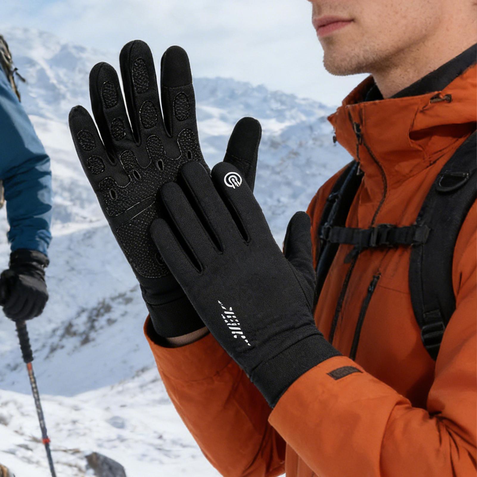 Warm Cycling Gloves Full Finge - Running Gear In The Cold recension och pris